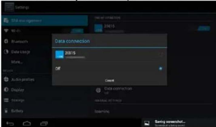 Settings SHA management W-1 Bluetooth Data Usage Man... Secure Auto-Sin profiles Display Storage Battery Data connection diff Cancel Data connection diff SAMSUNG - GET PRICE Foaming Saving screenshot... Schematic is being saved