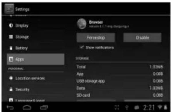NEVIR NVR-TAB97 S3 - Desinstalación de aplicaciones - 1