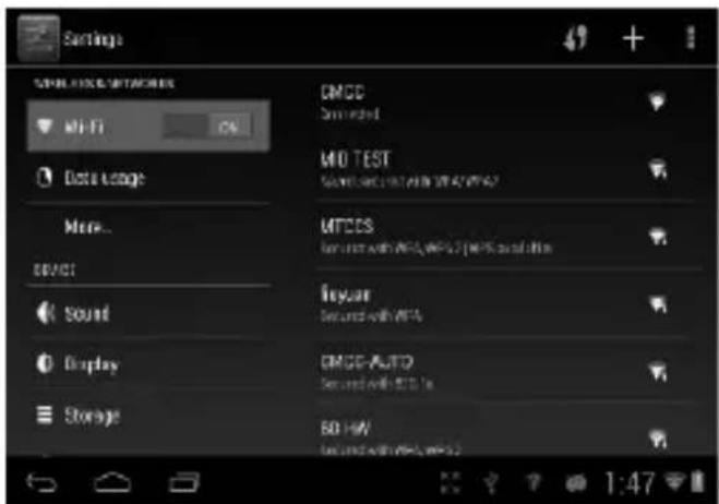NEVIR NVR-TAB97 S3 - WIFI connection - 1