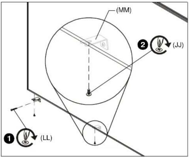 Chief AN2BA87 - Adding Screen Brackets to Screen - 1