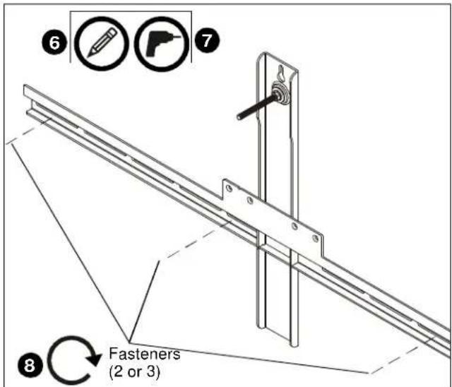 Chief AN2BA87 - Installing Wall Bracket - 3