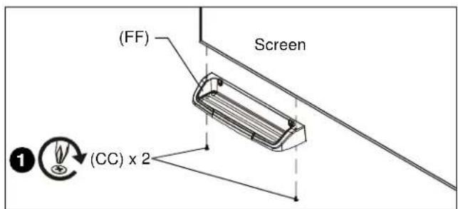 Chief AN2BA87 - Attaching Marker Tray - 1