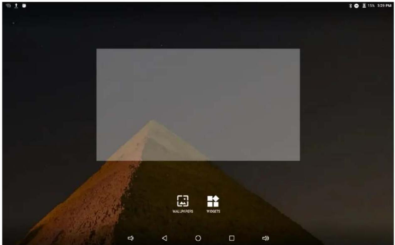 MPMAN MPQC124i - How to change wallpaper and widgets - 1
