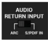 WyreStorm RXV-70-4K-ARC - ARC and Audio In Settings - 1