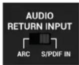 WyreStorm RXV-70-4K-ARC - ARC and Audio In Settings - 2