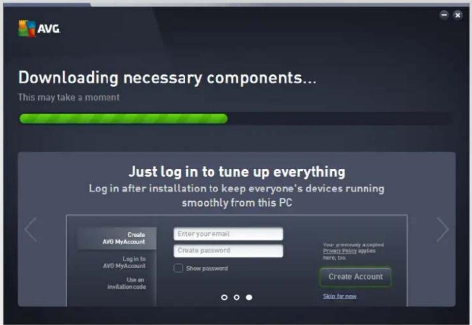 AVG Downloading necessary components... This may take a moment Just log in to tune up everything Log in after installation to keep everyone's devices running smoothly from this PC Create AVG MyAccount Enter your email Create password Login to AVG MyAccount Use an invitation code Show password Your previously accepted Privacy Policy applies here, too. Create Account Skip for new