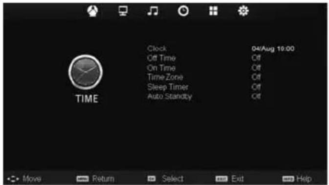 Technika LCD23-231-BR-G - TIME MENU - 1
