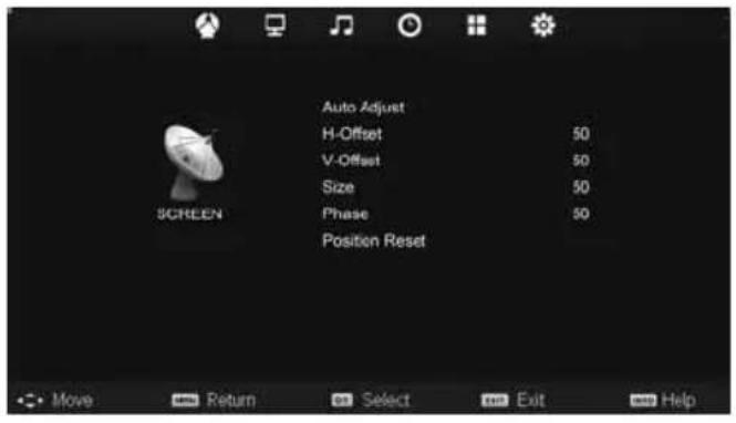 Technika LCD23-231-BL-G - PC SETTINGS - 1