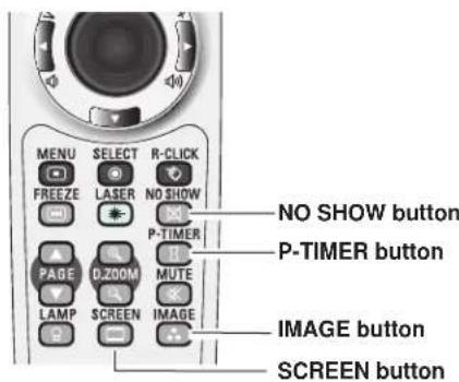 SANYO PLC-XU355K - SCREEN button - 2