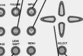 SANYO PLC-EF30N - LENS SHIFT BUTTON - 1