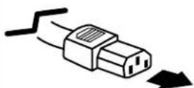 SANYO PLC-EF30N - Projector side AC Outlet side - 1