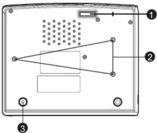 SANYO PDG-DSU21B - Bottom View - 1