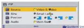 TOSHIBA TLP-X10U - Press MENU. - 1