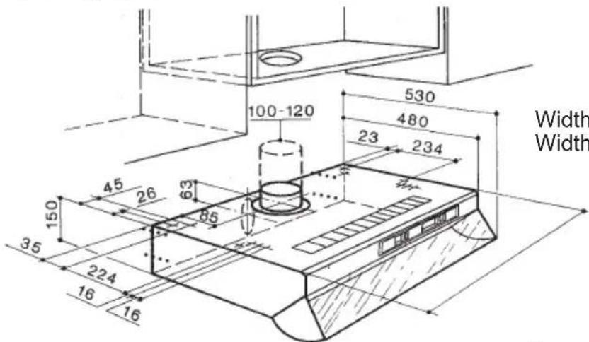 100-120 530 480 23 234 Width Width 45 26 63 85 150 35 224 16 16