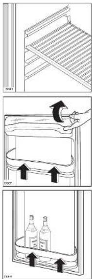 Diagram illustrating three steps of a window ventilation system with labeled arrows and bottles, likely for installation or cleaning instructions.