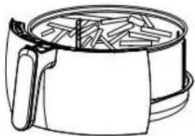Line drawing of a cooking pot with lid and handle (no text or symbols)
