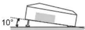Planar PR9030 - Adjusting the projector's elevator - 1