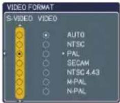 Planar PR9030 - INPUT Menu (continued) - 2