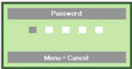 Password Menu = Cancel