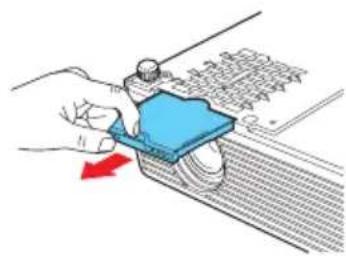 RICOH PJ WX3131 - Remove the air filter. - 1