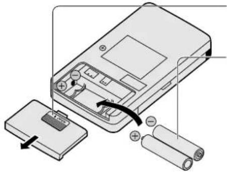 Rasonic RU-C75K - 安装电池 - 1