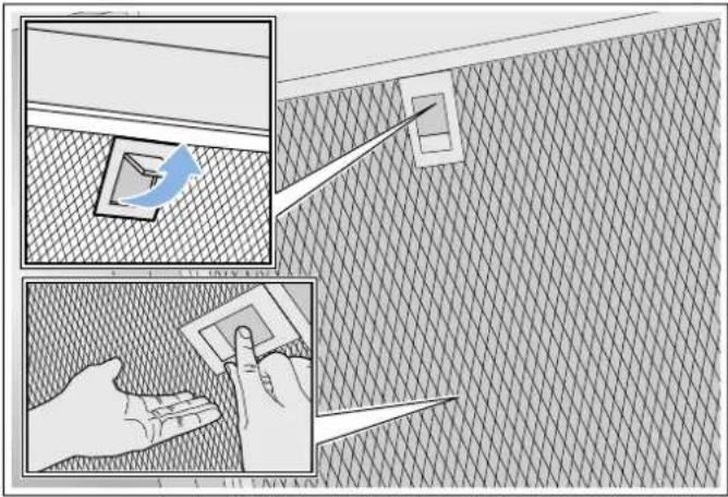 Diagram illustrating window installation steps with magnified views and labeled components