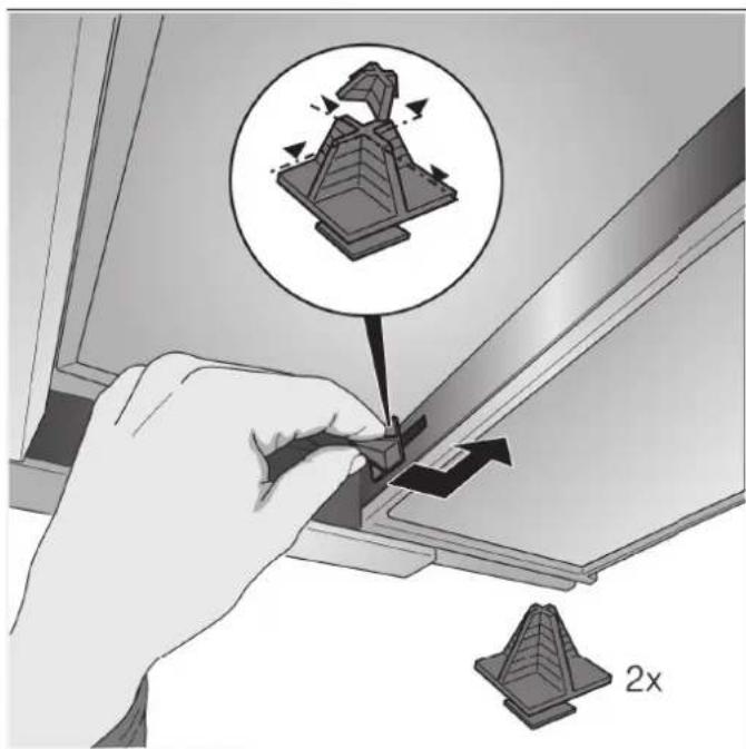 NEFF D46PU54X0B - Changing the filter pull-out's limit stop - 1