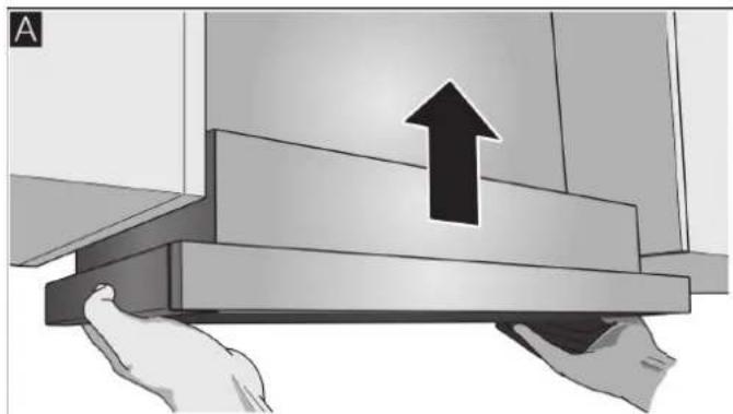 NEFF D46PU54X0B - Sliding the appliance up into place - 1