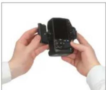 Magnus PV-3430 - Mounting the Quick-Release Plate to the Camera - 2
