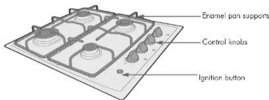 MATSUI MGH61WHFF - getting to know your gas hob - 1