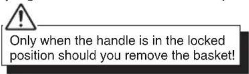 MATSUI M18FFW09 - Remove the frying basket - 1