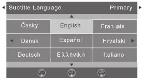 Logik L24FE12I - Subtitle Language (DTV Mode) - 3