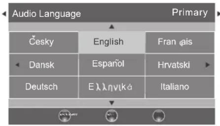 Logik L24FE12I - Audio Language (DTV Mode) - 3