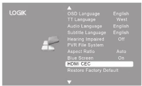 Logik L22FEDV12 - HDMI CEC (Consumer Electronics Control) (HDMI Mode) - 4