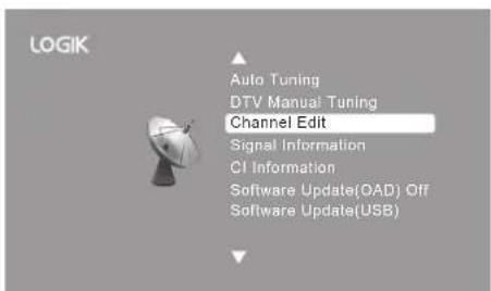 Logik L22FEDV12 - Channel Edit (DTV Mode) - 2