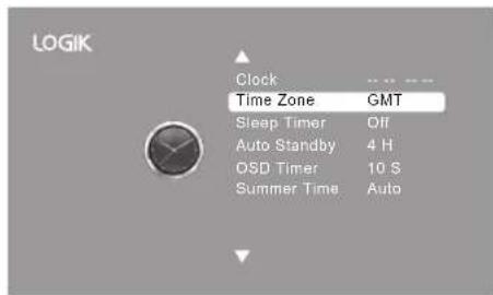 Logik L22FEDV12 - Time Settings - 2