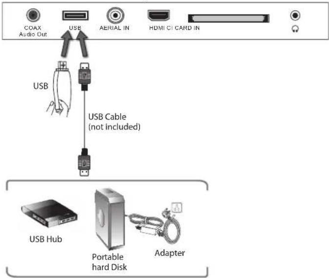 Logik L22FEDV12 - Connecting a USB Storage Device - 1