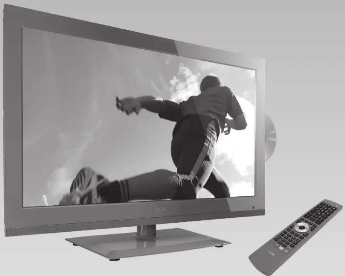 Logik L22FEDV12 - 22" Full HD LED TV with DVD Player - 1