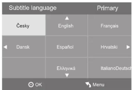 Logik L22FEDV12 - Subtitle Language (DTV Mode) - 4