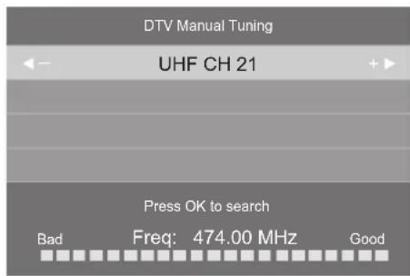 Logik L22FEDV12 - DTV Manual Tuning (DTV Mode) - 3