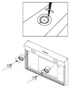Logik LCH675SSE - Changing the internal light - 1