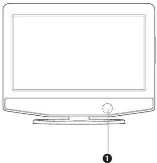 Logik L22LDIB10 - Front / Top View and Controls - 1