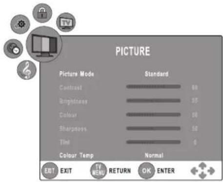 Logik L22LDIB10 - Customising the PICTURE Setting - 1