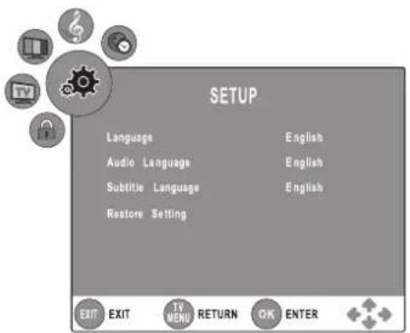 Logik L22LDIB10 - Customising the SETUP Setting - 1