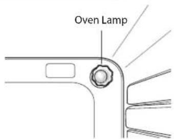 Logik LTOG50W12 - Replacing the Oven Lamp - 3