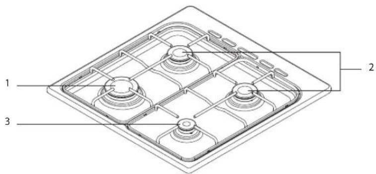 Logik LTOG50W12 - Top View - 1