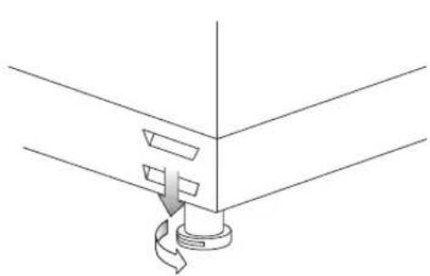 Logik LTOG50W12 - Adjusting the Feet - 2