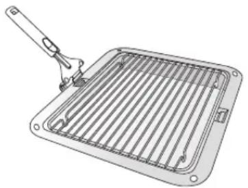 Logik LTOG50W12 - CAUTION: Accessible parts may be hot when the grill is in use. Young children should be kept away. - 2