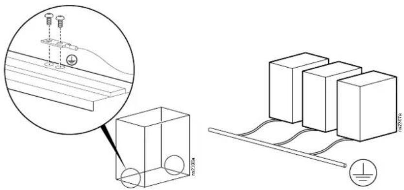 Technical diagram showing a mechanical assembly with a magnified inset of a component and its corresponding schematic representation.