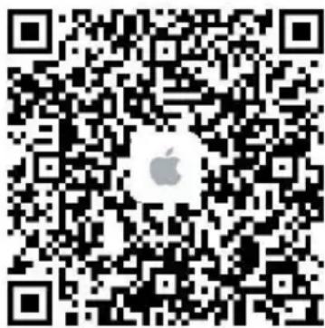 QR code with Apple logo in center, likely for digital scanning and linking to online content
